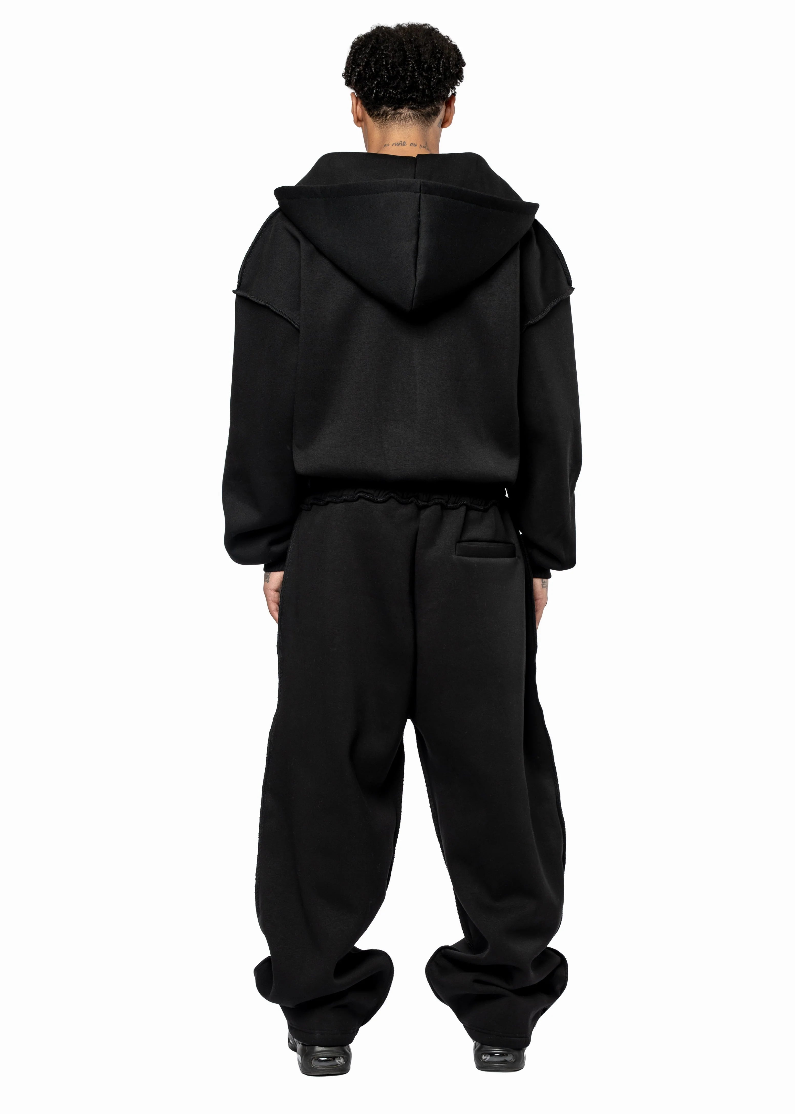 Oversized Zip-Up Hoodie & Sweatpants Matching Set men and women’s