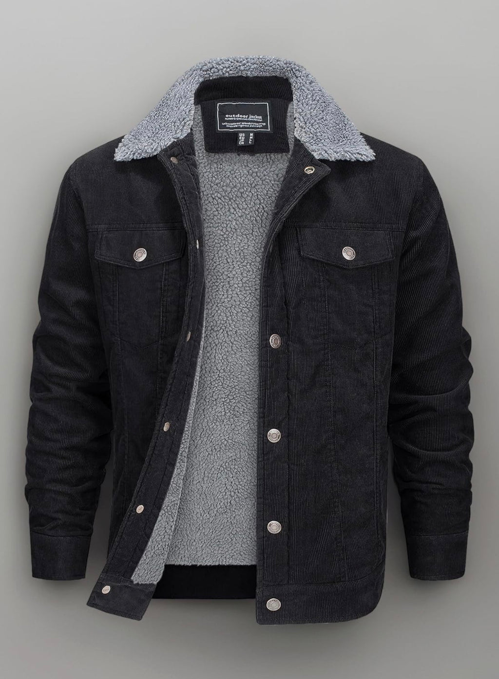 Men’s Sherpa-Lined Corduroy Jacket