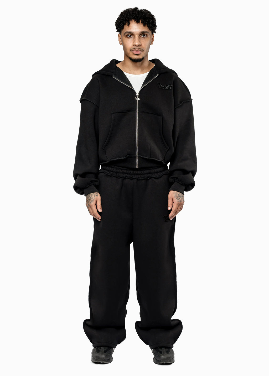 Oversized Zip-Up Hoodie & Sweatpants Matching Set men and women’s