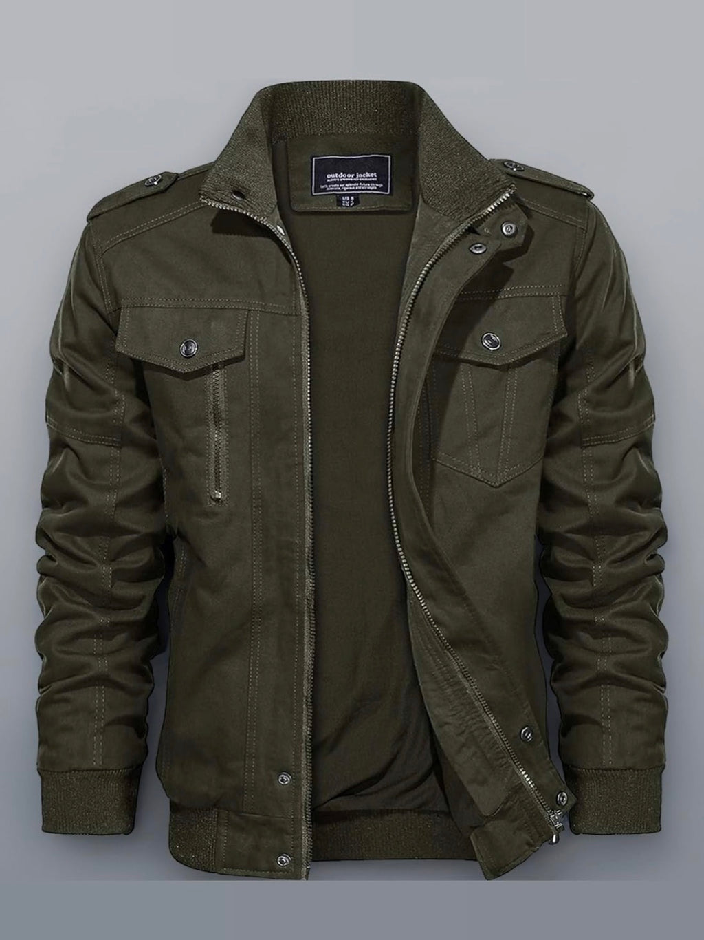 Men's Jackets Bomber Military