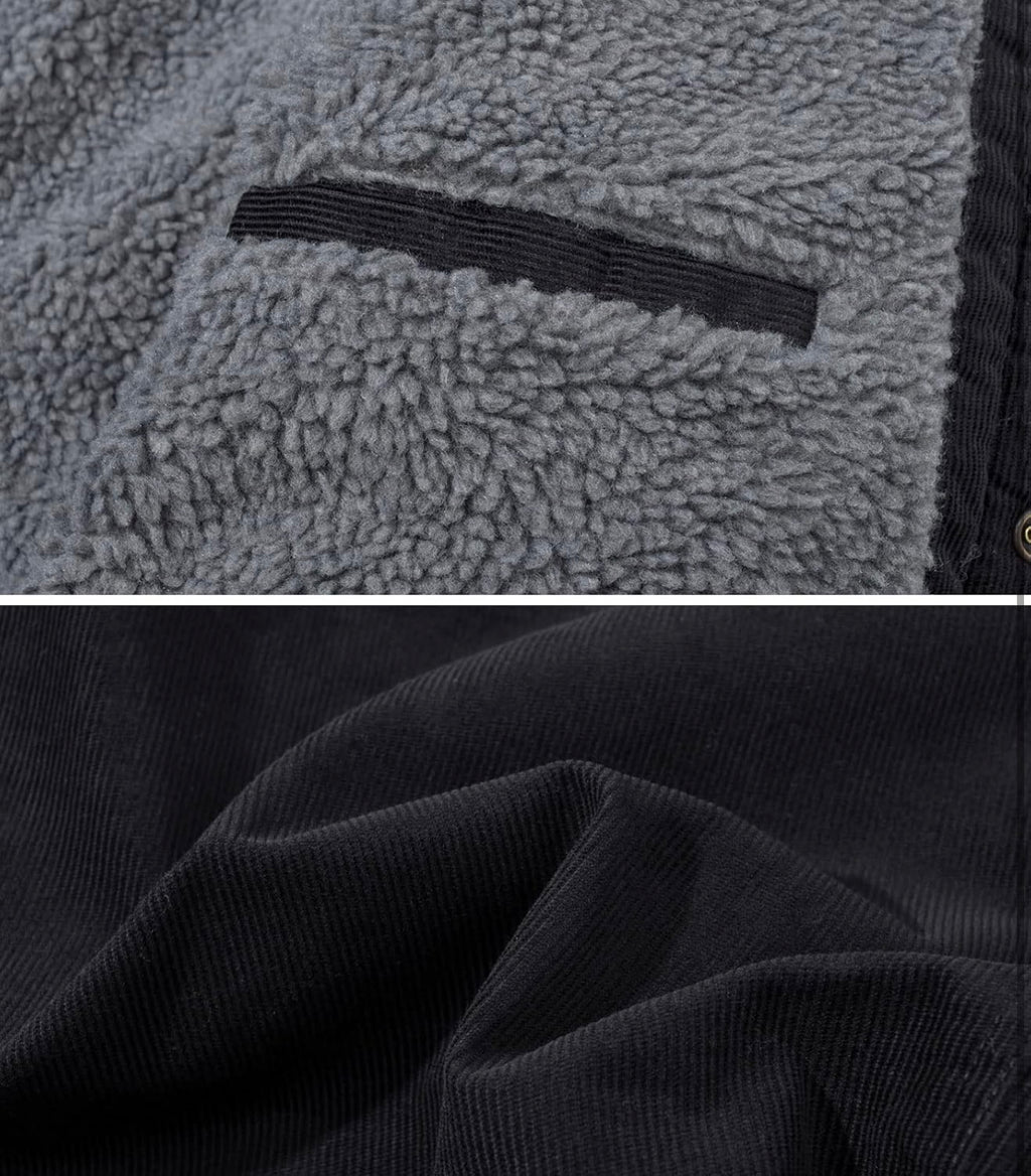 Men’s Sherpa-Lined Corduroy Jacket