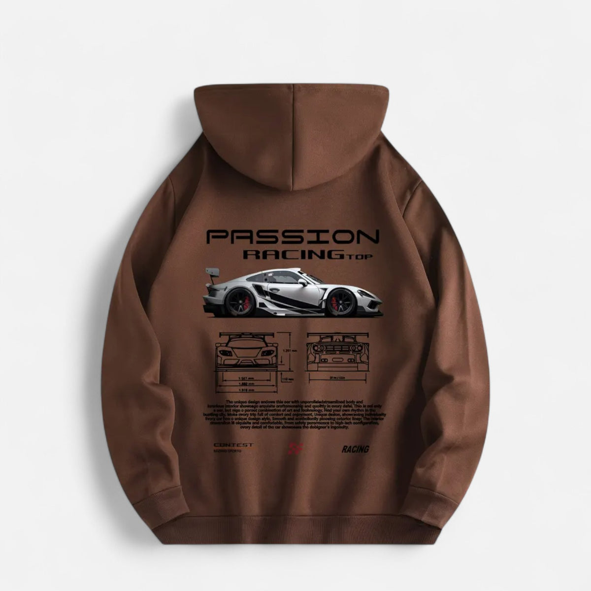 Men’s sport Racing Graphic Hoodie