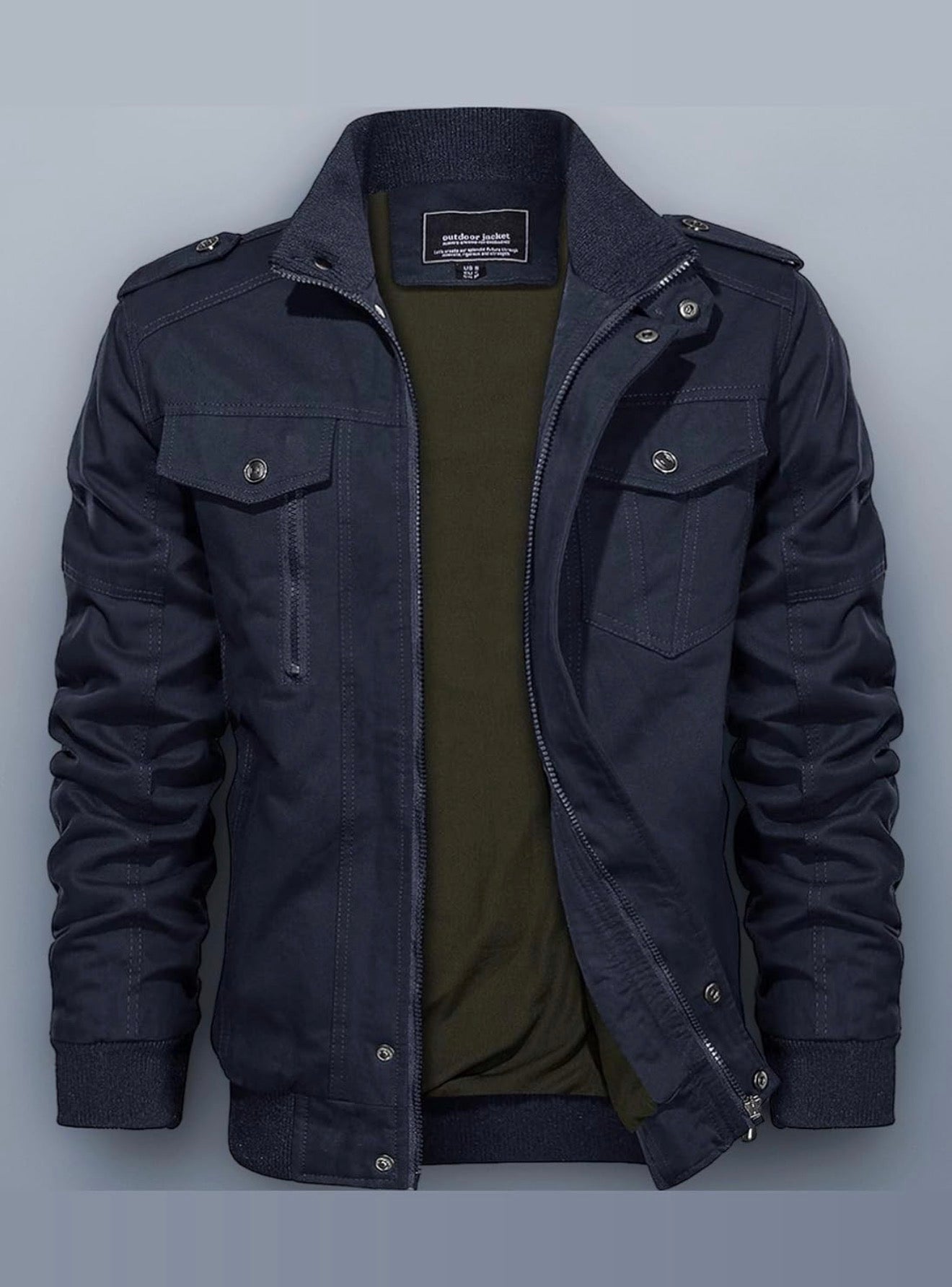 Men's Jackets Bomber Military