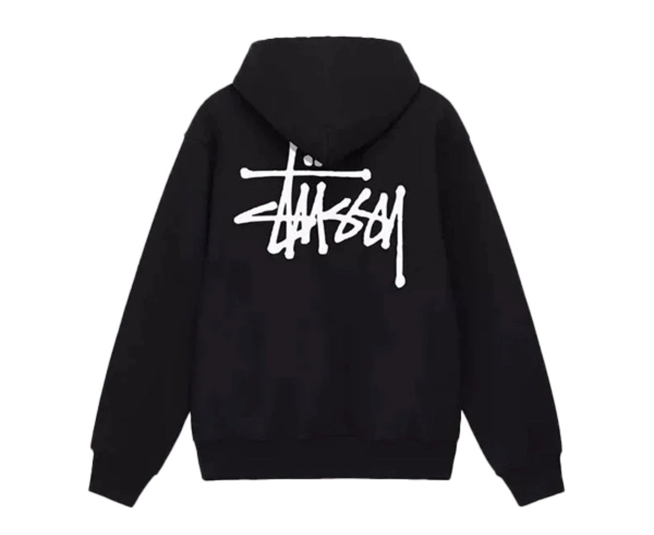 Graffiti Logo Hoodie – Black